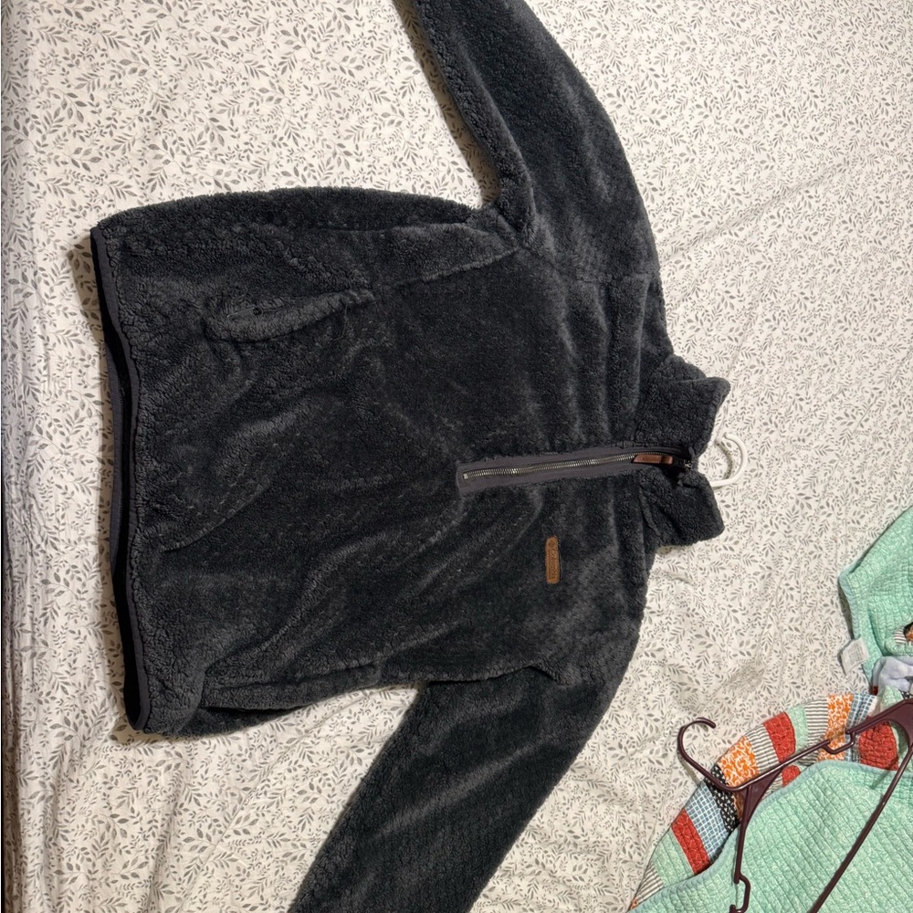 Columbia Kids Charcoal Fleece Jacket